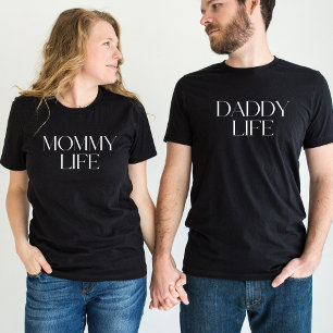 Moderne und elegante Typografie Daddy Life Herren- Tri-Blend Shirt