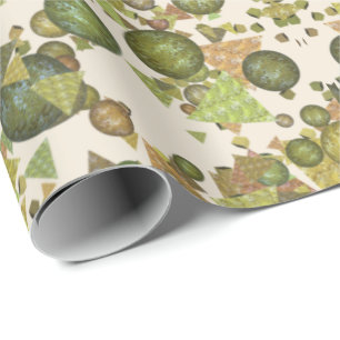 Moderne und festliche Formen mit einem Glitzer-Loo Geschenkpapier