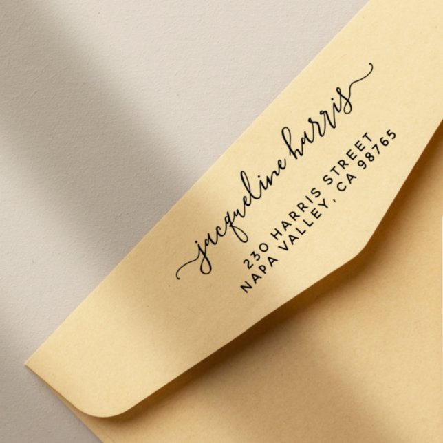 Moderne und Minimalistische handgeschriebene Rücks Gummistempel (Von Creator hochgeladen)