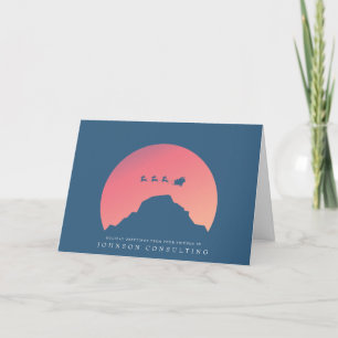 Moderne und Minimalistische Holiday Greetings Feiertagskarte
