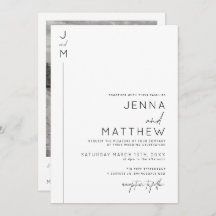 Moderne und minimalistische Typografie Hochzeitsei