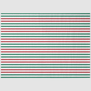 Moderne und Niedliche Rote Streifen Weihnachten Seidenpapier