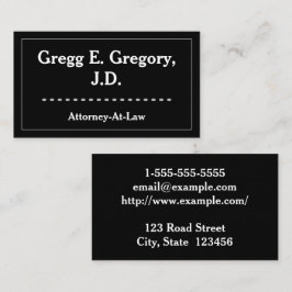 Moderne und saubere visitenkarte