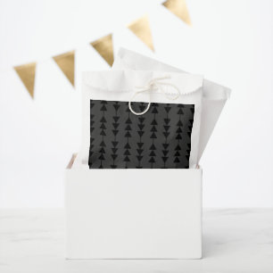 Moderne und stilvolle Black Hanging Dreiecke auf S Geschenktütchen