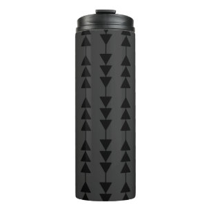 Moderne und stilvolle Black Hanging Dreiecke auf S Thermosbecher