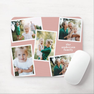 Moderne und stilvolle MultiFoto-Wohngestaltung Ros Mousepad