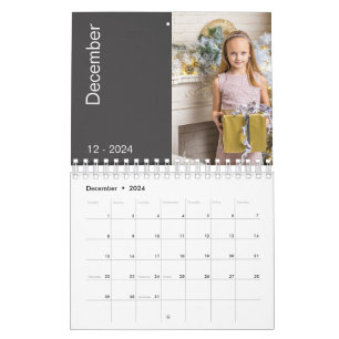 Moderne und trendige Fotos 2024 Kalender