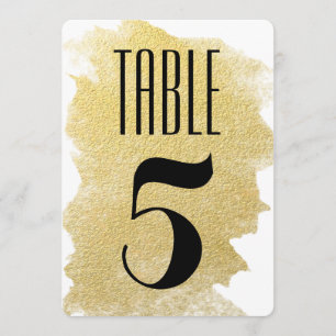 MODERNE UNECHTE GOLDFARBE EINLADUNG