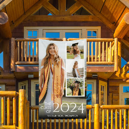 Moderne Uni oder High School Eleganter Abschluss Banner