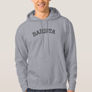 Moderne Uni Typografie Barista Men's Hoodie