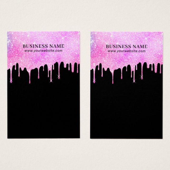 Moderne Unicorn Ombre Tropfen verdienen Juwelenanz (Vorne & Hinten)