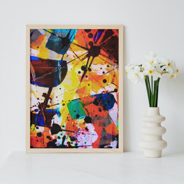 Moderne, unregelmäßige Formen Abstrakte Kunst Poster (Von Creator hochgeladen)