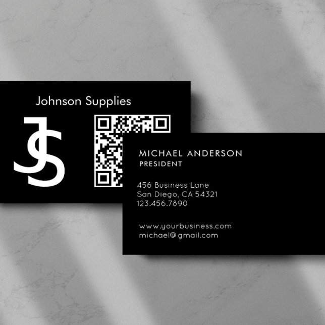 Moderne Unternehmens-Individual-Monogramm-Logo und Visitenkarte (Von Creator hochgeladen)
