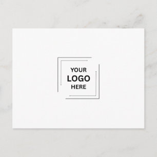 Moderne Unternehmens-Logo-Branding-Postkarte Postkarte
