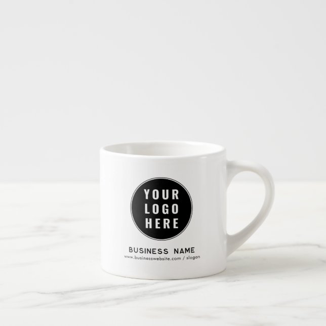 Moderne Unternehmens-Logo-Website benutzerdefinier Espressotasse (Rechts)