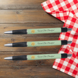 Moderne Unternehmensbezeichnung und Logo-Werbung Kugelschreiber