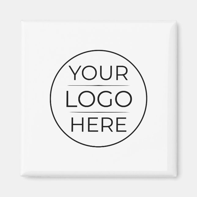 Moderne Unternehmenslogo-Branding Magnet (Vorne)