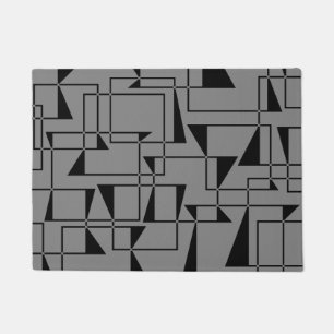 Moderne, urbane, kühne, coole geometrische Musterk Fußmatte