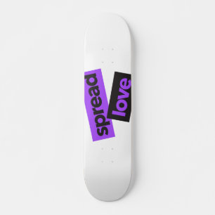 Moderne, urbane, lebendige, trendige grafische Lie Skateboard