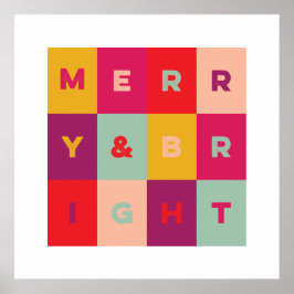 Moderne Urlaubskunst Meran und Helle Print Poster