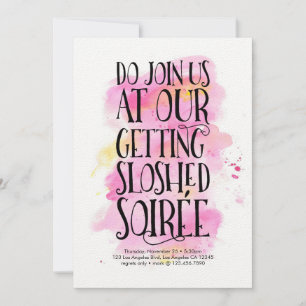 Moderne Urlaubssaison - Party Einladung