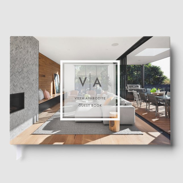 Moderne Urlaubsvermietung Feedback-Kommentare Gästebuch (Vorderseite)
