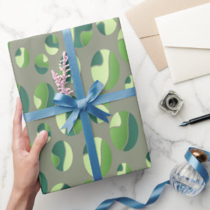 Moderne US-Militär-Tarnmuster Grün Camo Geschenkpapier