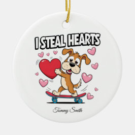 Moderne Valentine-Ornamente für Girlfriend-Geschen Keramik Ornament