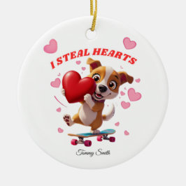 Moderne Valentine-Ornamente für Girlfriend-Geschen Keramik Ornament