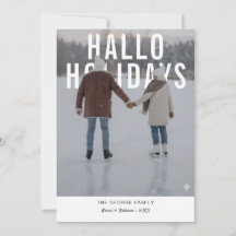 Moderne Valentinstag-PhotoPop-Feiertagskarte