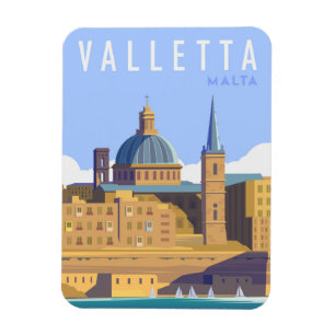 Moderne Valletta Malta Magnet