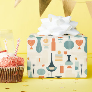 Moderne Vase-Form aus dem Mittelalter Geschenkpapier