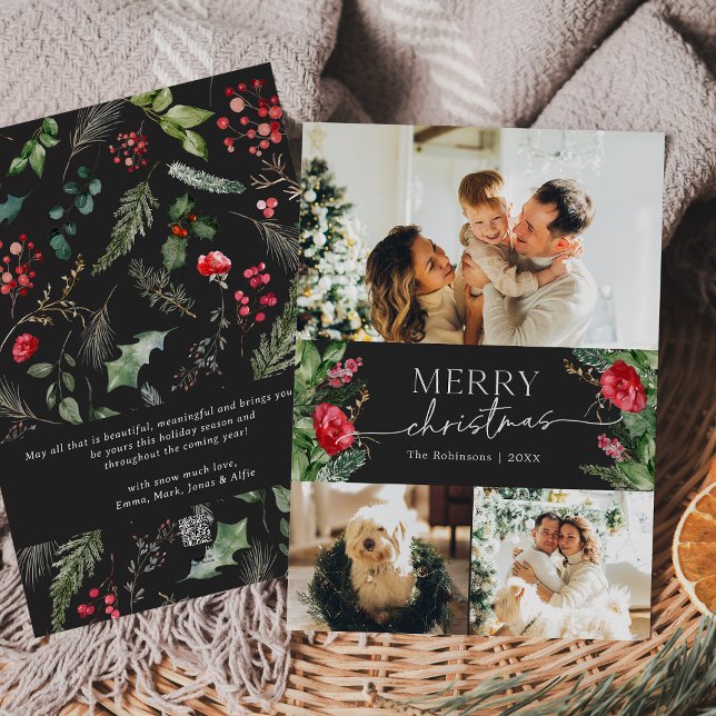 Moderne Vegetation Gray 3 Foto Frohe Weihnachten (Von Creator hochgeladen)