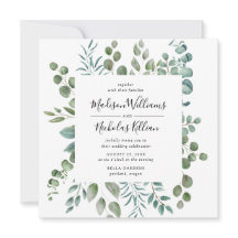 Moderne Vegetation | Square Frame Wedding