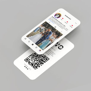 Moderne Veranstaltungsdekoration für Hochzeitsorga Visitenkarte