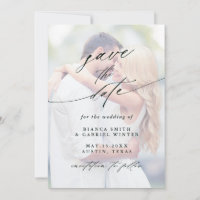 Moderne verblichene Hochzeit des Fotos