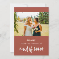 Moderne verbrannte Trauzeugin dank Karte