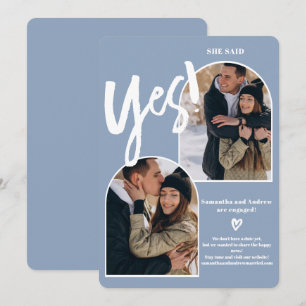 Moderne Verlobung 2 Foto Bogenschiessen Ankündigung