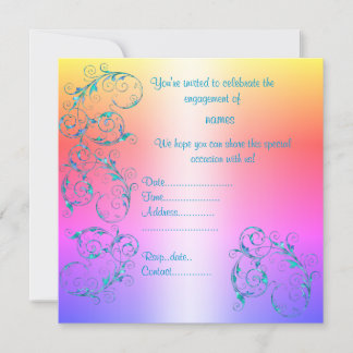 MODERNE VERLOBUNG EINLADUNG