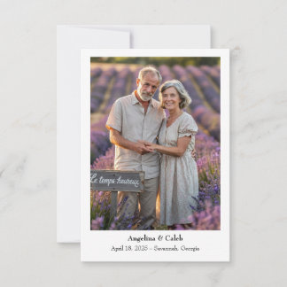 Moderne Verspielte und Lustige Foto Save The Date