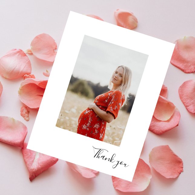 Moderne vertikale Foto Kinderdusche Vielen Dank Postkarte (Von Creator hochgeladen)