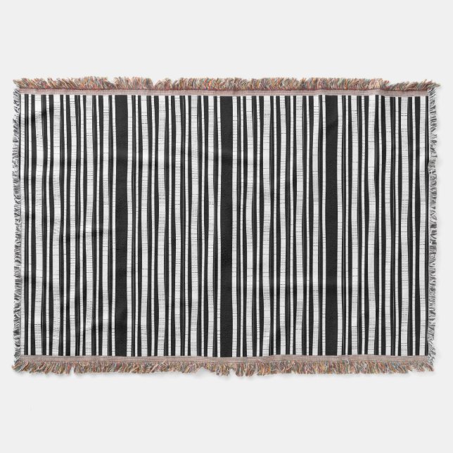 Moderne vertikale Streifenmuster Decke (Vorderseite)