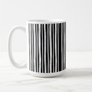Moderne vertikale Streifenmuster Kaffeetasse