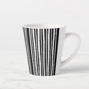 Moderne vertikale Streifenmuster Milchtasse