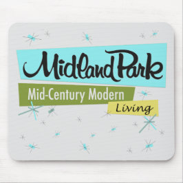 Moderne Vibe Mouse Pad Mitte des Jahrhunderts Mousepad
