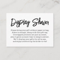 Moderne, vielseitige Display-Dusch-Hochzeitsgesche