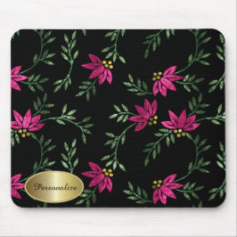 Moderne Viktorianische Blumen | Personalisieren Mousepad