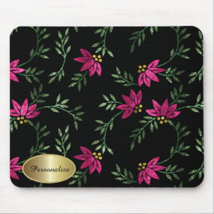 Moderne viktorianische Blumen  personifizieren Mousepad