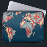 Moderne Viktorianische Weltkarte | World Traveller Laptopschutzhülle<br><div class="desc">Durch neu definierte Designs</div>