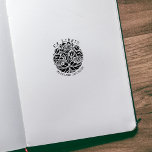 Moderne Vintage Blume, Ex Libris Book Gummistempel<br><div class="desc">Diese moderne "Ex Libris" Gummi Briefmarke verfügt über eine Vintage Blume mit einem individuelle Name.</div>